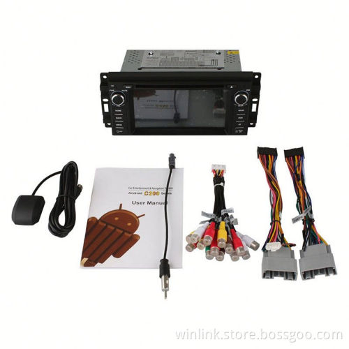 Ownice Quad core RK3188 Android 4.4 up to android 5.1 car DVD player for Jeep compass 2007 2008 2009 with BT